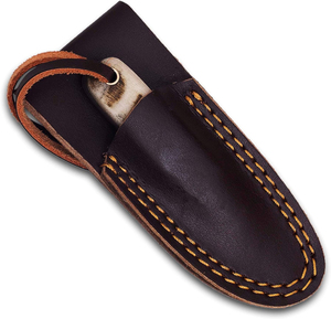 Cuchillo de caza Damasco Premium al por mayor, funda de hoja fija, mango de madera, hecho a mano, personalización OEM para bricolaje, cuchillo de Camping - Product Image 6