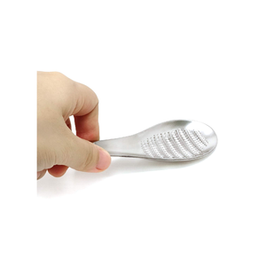 Cuillère à ail et gingembre en acier inoxydable faite à la main Zesteur de citron Gingembre Ail Outil de meulage Gadgets de cuisine - Product Image 2