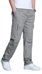 Pantalons pour hommes pour le travail et les aventures en plein air Pantalons cargo décontractés pour hommes Pantalons cargo décontractés taille moyenne coupe ajustée pour jeunes - Product Image 6