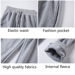 กางเกงวอร์มออกกำลังกายผู้หญิงแบบใหม่ ปี 2026 ขายส่ง รับผลิตตามแบบ กางเกงลำลองสีพื้น สตรีทแวร์ สำหรับผู้หญิง - Product Image 6