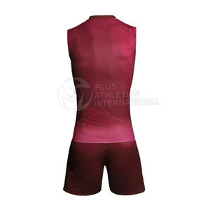 Uniforme de voleibol para mujer, conjunto de Jersey deportivo y pantalones cortos con estilo, uniforme de voleibol para hombre de diseño personalizado - Product Image 3
