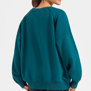 Nuevo Conjunto de 2 Piezas de Sudadera de Forro Polar Extra Grande para Mujer, Cuello Redondo, Ajuste Holgado, Transpirable, Cómodo y Elegante para Otoño/Invierno - Product Image 2