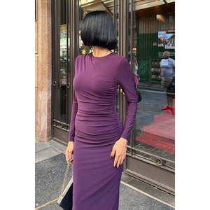 Vestido Sandy con Cintura Drapeada Transpirable Modelo 2914 - Product Image 4