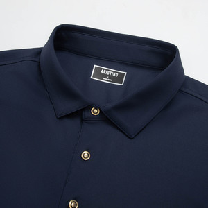 Aristino hommes pour chemise APS009AS1 motif solide tissu en tissu doux intelligent décontracté à manches courtes méthode de tissage non tissé prix chaud - Product Image 2