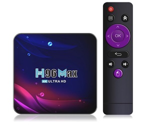 Boîtier <span class=keywords><strong>TV</strong></span> <span class=keywords><strong>Android</strong></span> 10.0 H96 Max, 4 Go de RAM, 32 Go de ROM, RK3318 Quad-Core 64 bits Cortex-A53, Décodage H.265, WiFi 2,4 GHz/5 GHz, Boîtier <span class=keywords><strong>TV</strong></span> intelligent - Product Image 2