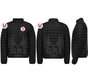 Chaqueta Acolchada de Poliéster para Mujer con Bordado de Heroínas de Jericho |   Chaqueta Bomber Acolchada Personalizada para Mujer con Bordado Masónico HOJ - Product Image 2