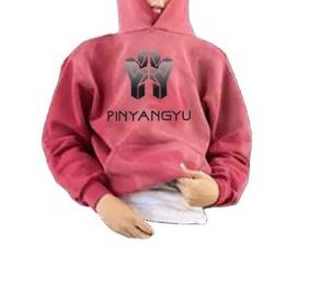 Sweat à capuche pour homme de haute qualité du fabricant 100% coton personnalisé Heavy Stone Acid Wash Sun Faded Oversize Cut Dyed Crop Hoodie - Product Image 5