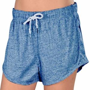 Pantalones cortos deportivos antidesgaste de secado rápido para mujer, Shorts holgados informales de cintura alta para correr, Yoga, Material de poliéster - Product Image 5