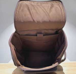 Sac à dos de haute qualité, léger, imperméable, en cuir véritable 100%, brun, floral, artisanal, luxueux, nouveau design, style western - Product Image 4