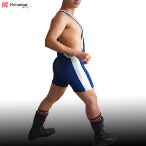 ชุดมวยปล้ำไซส์พิเศษสำหรับผู้ชายชุดออกกำลังกาย - Product Image 2