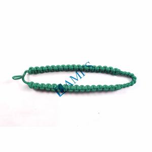 Cordón de hombro verde de doble hebra al por mayor con cordón de aiguillette cómodo de Punta dorada - Product Image 4