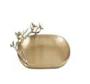 Bandeja DE SERVICIO DE ALUMINIO duradera ecológica moderna con recubrimiento en polvo con asas decorativas para uso en la cocina - Product Image 1