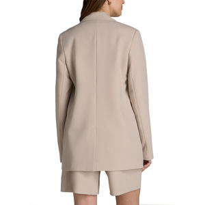Blazer Largo de Terciopelo Sólido, Transpirable, Informal de Negocios, Unisex, para Mujer, de Alta Calidad, Nuevo Modelo 2026 - Product Image 3