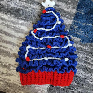 Gorro de lana nuevo al por mayor con estampado de estrellas en relieve, cálido para otoño e invierno, con diseño de personajes, ideal para viajes y Navidad. - Product Image 6