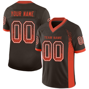 Maillot de football américain réversible personnalisé de haute qualité nouvel ensemble imprimé respirant en grande taille sublimé nouveau style - Product Image 4