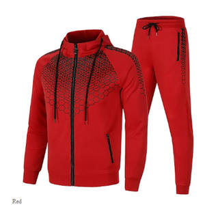 Venta al por mayor ropa deportiva para hombre chándal tela de algodón mejor diseño chándal - Product Image 4