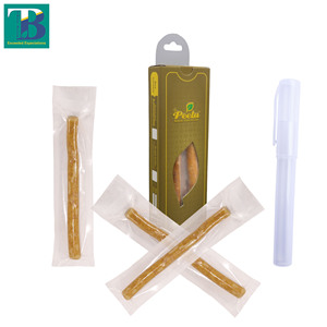 Peelu Miswak 3 Bâtons Miswak avec 1 Support en Plastique Transparent pour l'Hygiène Buccale Brosse à Dents Naturelle Premium Couleur Or Siwak - Product Image 2