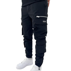 OEM Design personnalisé hommes décontracté 100% coton pantalon léger taille moyenne droite Streetwear Look lavé prix raisonnable - Product Image 5