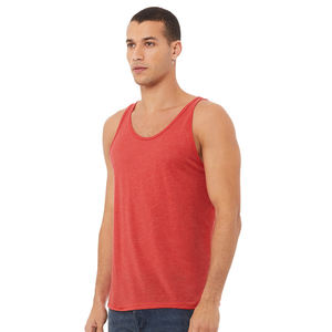 Camisetas sin mangas unisex de algodón peinado y hilado en anillo Airlume Diseña tu propia marca Stringer Gym Singlet Camisetas sin mangas con estampado personalizado - Product Image 5