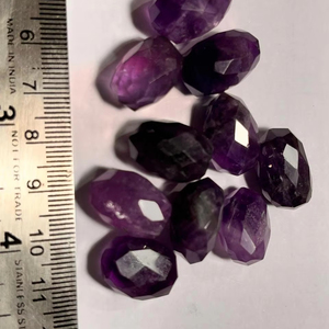 Cuentas sueltas de piedras preciosas facetadas de amatista Africana natural Categoría de producto - Product Image 1