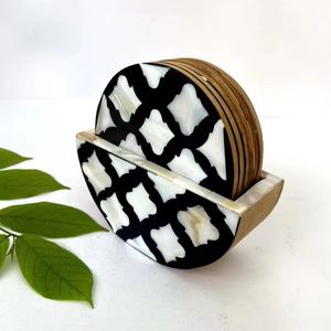 Nacre incrustation tasse à thé caboteur Op thé lumière caboteur coquille incrusté cuisine et table décoration de table accessoires tapis - Product Image 2