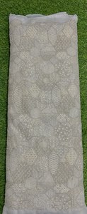 Pure Viscose Georgette Embroidered <b>Fabric</b> for Boys Girls Woven Sherwani Kurta Dresses Plain Embroidered Breathable Memory - Product Image 3