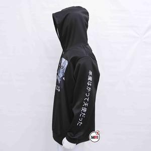 Nueva moda hecha a medida Streetstyle Heavyweight Hoodie Serigrafía Logotipo delantero trasero Estilo de manga larga Bolsillos grandes Sudadera con capucha - Product Image 4