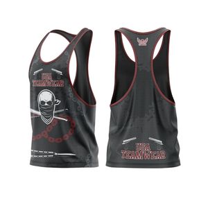 เสื้อกล้ามออกกำลังกายผู้ชายแบบเรเซอร์แบ็ค ผ้าแห้งเร็ว ระบายอากาศได้ดี ผลิตจากผ้าสแปนเด็กซ์/คอตตอน เหมาะสำหรับออกกำลังกายและฟิตเนส - Product Image 6