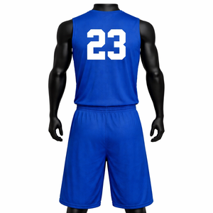Conjunto de Camiseta y Pantalones Cortos de Baloncesto Personalizados, Uniforme de Equipo Sublimado Azul Rey, Ropa Deportiva Transpirable de Secado Rápido - Product Image 2