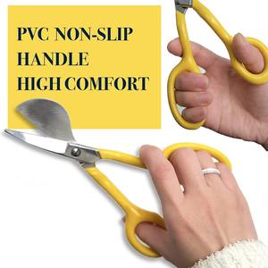 Precision Craft CUTICLE Straight Blade Sewing Shears Duckbill Blade Steel Handle Tufted Carpet <b>Manicure</b> <b>Scissors</b> Sharp Sturdy - Product Image 3