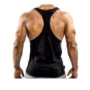 Débardeurs de sport pour hommes 100% coton tricoté respirant - Product Image 6