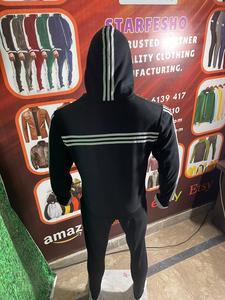 Trajes de chándal de nailon para hombre hechos en fábrica de alta calidad Logotipo personalizable Ropa deportiva de lana de invierno en tamaño XXL para trotar - Product Image 2