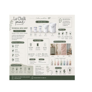 01 WHITE 500 ml LaChalk the evolution of <b>chalk</b> paint Where <b>chalk</b> meets resin: Hybrid <b>Chalk</b> Resin Paint made in Italy - Product Image 5