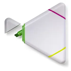 Evidenziatori Triangolari Personalizzabili Lavi: Gadget Unici per una Preparazione Efficace alle Appunti - Product Image 1