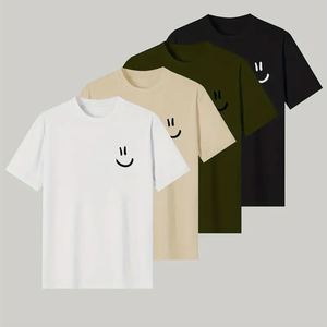 เสื้อยืดทางการ180g ผ้าโพลีเอสเตอร์ถัก100% สำหรับผู้ชายมีคุณสมบัติกันรอยยับสำหรับสวมใส่และเล่นกีฬาทุกวัน - Product Image 2