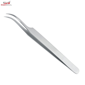 Pince à épiler d'extension de cils japonaise personnalisée en acier inoxydable de haute qualité avec logo 15 pièces outil de beauté à pointe de volume - Product Image 6