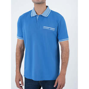 เสื้อโปโลทรงเข้ารูป Bernal Slim Fit รุ่นปกติ เนื้อผ้าถักน้ำหนักเบา ระบายอากาศได้ดี ปักลายเรียบๆ ไซส์ใหญ่พิเศษ 6XL สีเข้ม - Product Image 2
