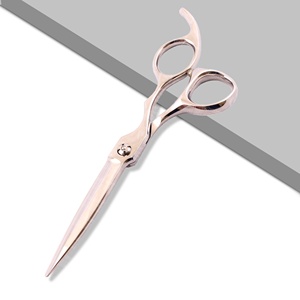 Ciseaux de coiffure professionnels 440C haute dureté, finition de luxe, fournisseur OEM pour équipement de salon - Product Image 2