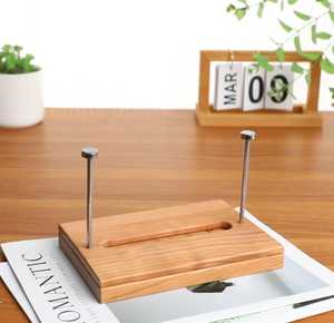 Rusticroots ผ้าเช็ดปากไม้ธรรมชาติสำหรับโต๊ะรับประทานอาหาร - Product Image 1