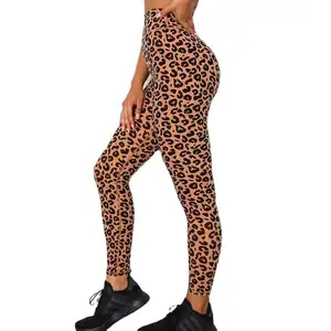 Running High Waist Women compression Gym Very Unique Design Legging Leopard print yoga pants High Fashion Leggings