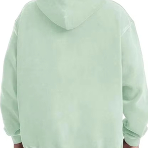Sudaderas con capucha informales de invierno para hombre, color sólido, ajuste Regular, 100% algodón, forro polar, respetuoso con el medio ambiente, transpirable, de alta calidad - Product Image 1