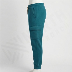 กางเกงกีฬาผู้ชาย กางเกงลำลอง กางเกงจ็อกเกอร์ กางเกงแทร็ค ผ้าเนื้อนุ่ม สีสันปรับแต่งได้ - Product Image 3