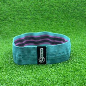 High <b>Elastic</b> Non-Slip Spandex/Polyester Yoga Hip Resistance Circle Band GO FIT IT Brand Customizable Size/Color for Exercise - Product Image 1
