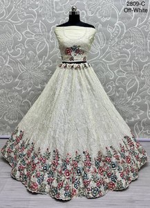Diseñador Boda Lehenga Choli Con Hilo Trabajo Y Secuencia Bordado Trabajo - Product Image 5