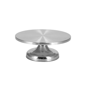 Bandeja de soporte de pastel de metal personalizada al por mayor, base superior redonda de boda OEM de India, suministro a granel para compradores comerciales, industria alimentaria - Product Image 6