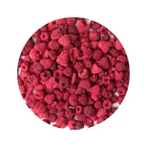 Made In Italy Bulk Wholesale Nutrient Natural Crunchy Healthy Snack Freeze Dried Raspberry Whole Pieces