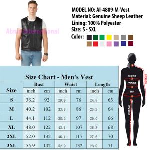 <b>Men's</b> High Quality Heated Tactical Vest <b>for</b> Winter Outdoor Wear Pure <b>Leather</b> <b>Waistcoat</b> Made in Pakistan - Product Image 6
