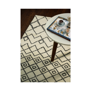 Custom Designed Modern Handmade Wool <b>Runner</b> Rug Subtle Striking Bohemian Style Handwoven Woollen Pile Plush for Home <b>Washable</b> - Product Image 1