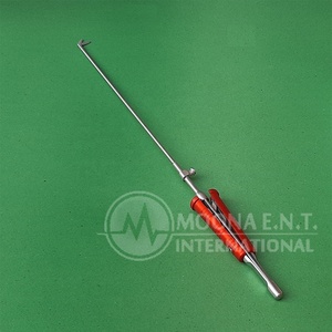 Ciseaux à forceps pour chirurgie cardiaque, à mâchoires angulées à 45 degrés vers le haut, en acier inoxydable, réutilisables, longueur de travail 25 cm - Product Image 4