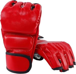 Guantes MMA de cuero de alta calidad, Impresión de logotipo personalizado, pantalla táctil que absorbe la humedad, superventas, guantes deportivos hasta la muñeca - Product Image 5